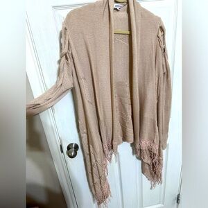 Soft Pink JUSTFAB cardigan sweater